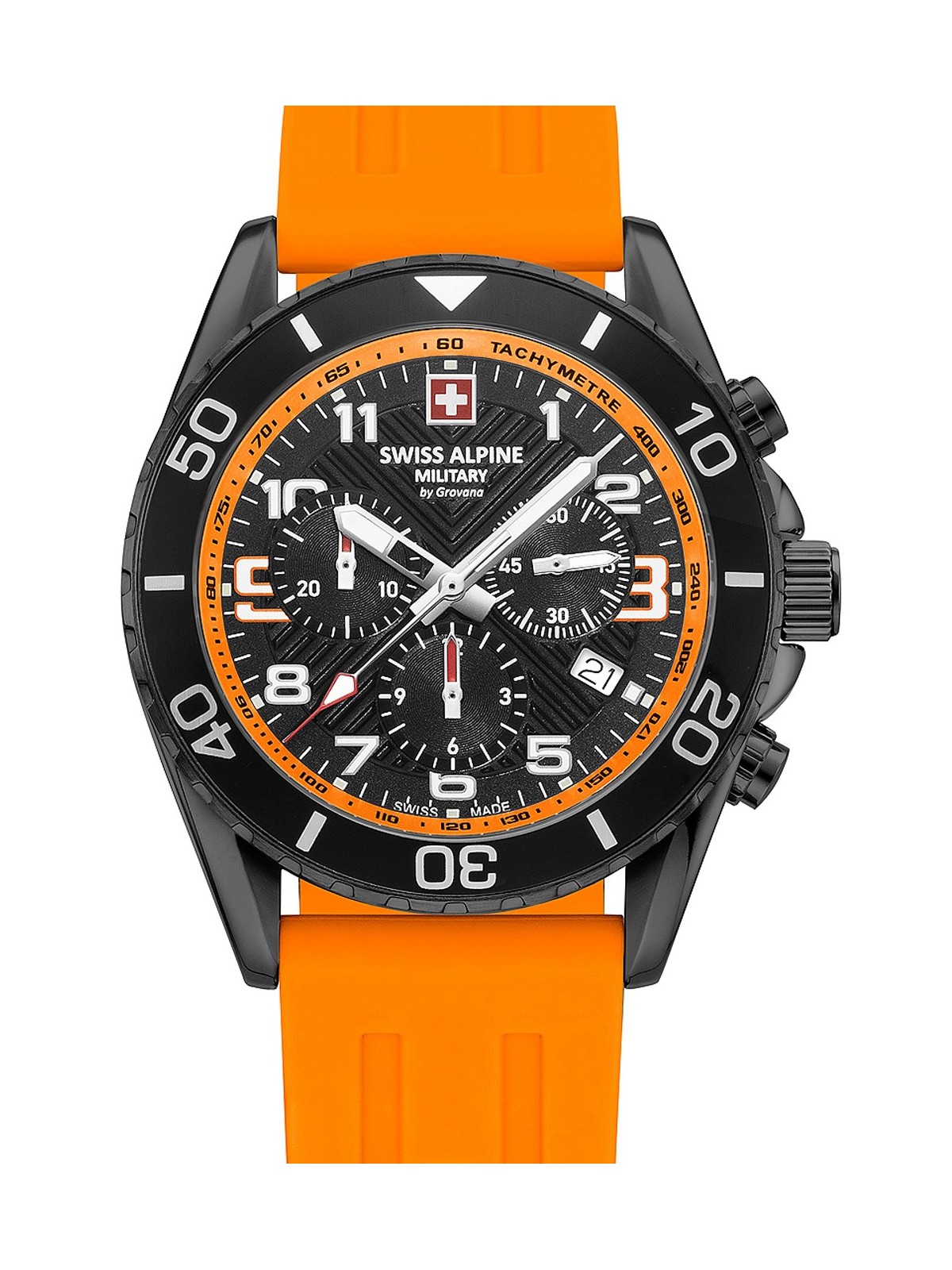 orologio uomo Swiss Alpine Military 7029.9879 Raptor Chronograph Mens Watch 42mm