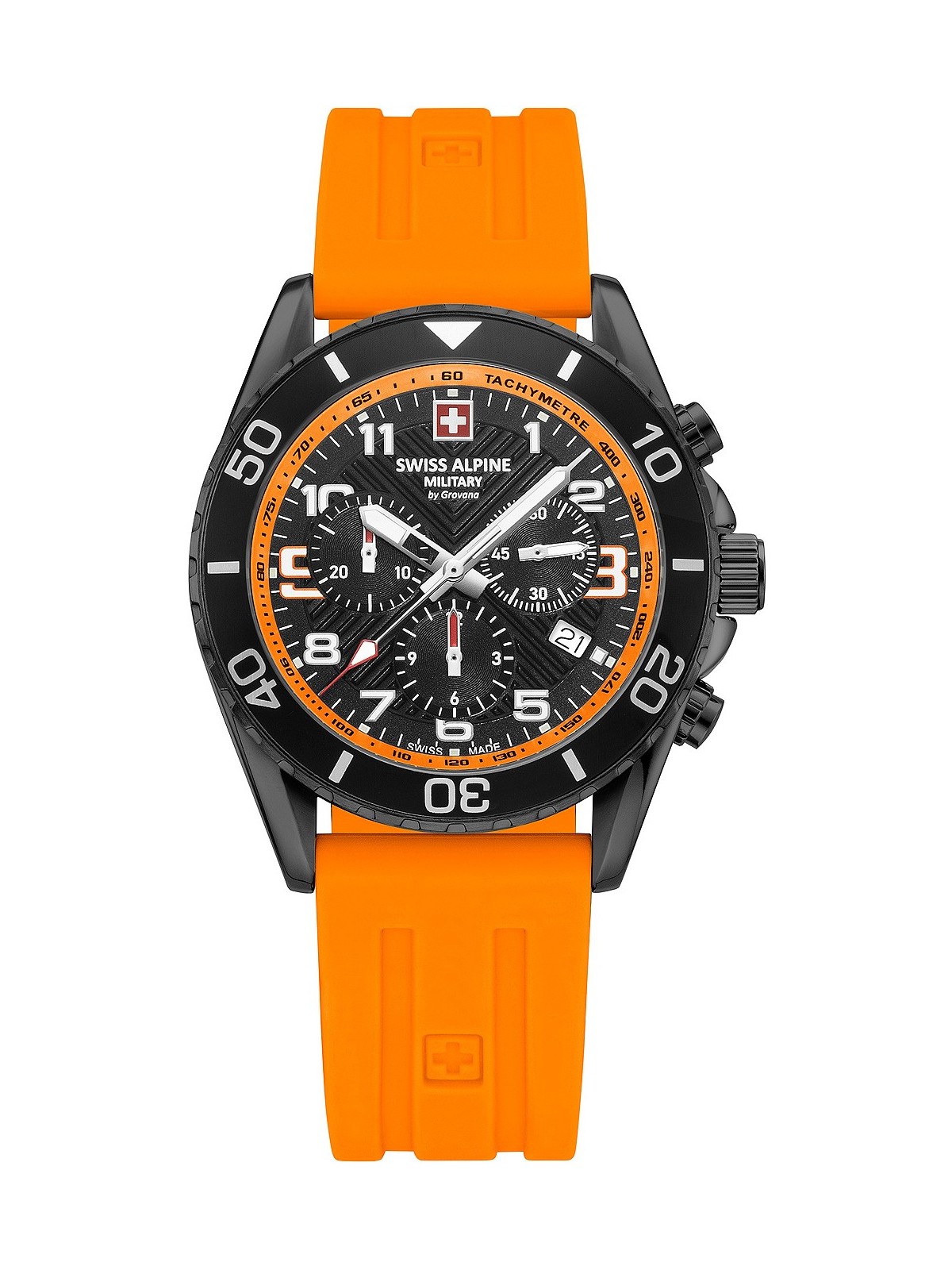 orologio uomo Swiss Alpine Military 7029.9879 Raptor Chronograph Mens Watch 42mm