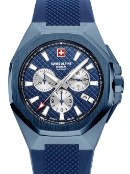 orologio uomo Swiss Alpine Military 7005.9895 Typhoon Chronograph Mens Watch 42mm 10ATM