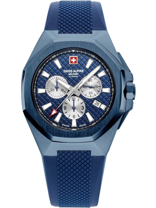 orologio uomo Swiss Alpine Military 7005.9895 Typhoon Chronograph Mens Watch 42mm 10ATM