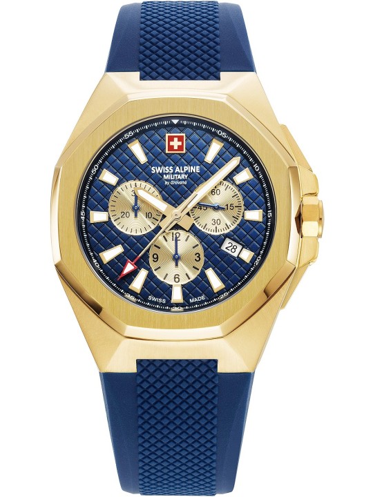 orologio uomo Swiss Alpine Military 7005.9815 Typhoon Chronograph Mens Watch 42mm 10ATM