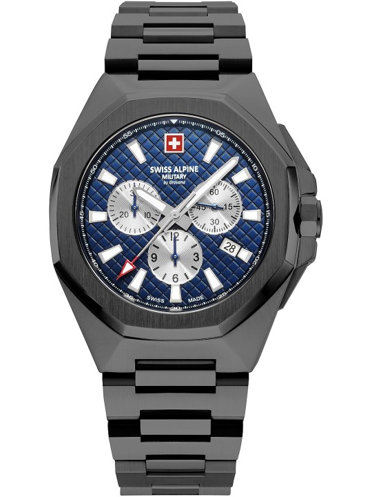 orologio uomo Swiss Alpine Military 7005.9175 Typhoon Chronograph Mens Watch 42mm 10ATM