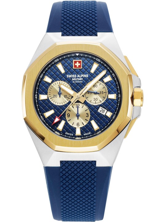 orologio uomo Swiss Alpine Military 7005.9845 Typhoon Chronograph Mens Watch 42mm 10ATM