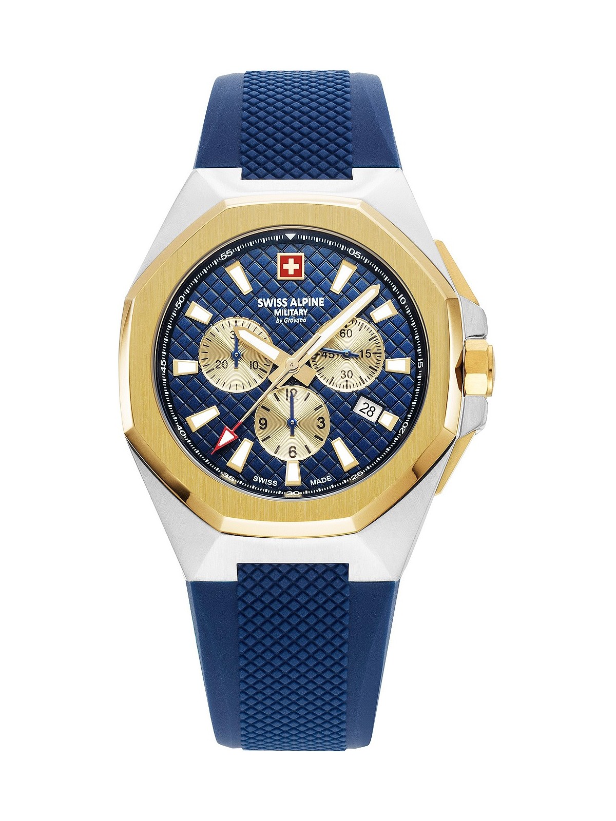 orologio uomo Swiss Alpine Military 7005.9845 Typhoon Chronograph Mens Watch 42mm 10ATM