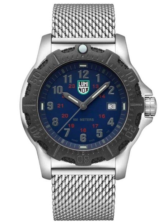 orologio uomo Luminox X2.2134 Manta Ray Steel Mens Watch 45mm 10ATM