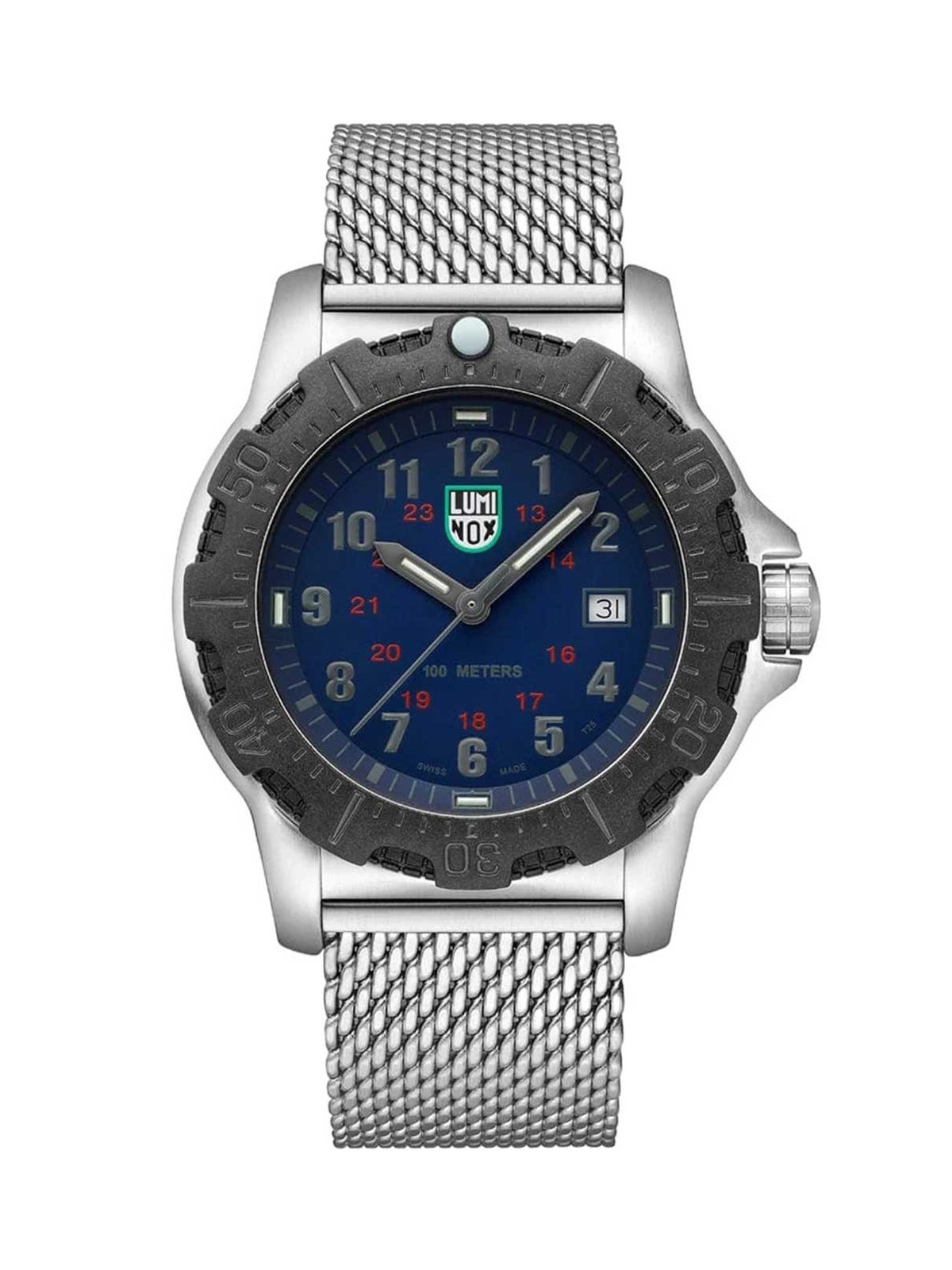 orologio uomo Luminox X2.2134 Manta Ray Steel Mens Watch 45mm 10ATM