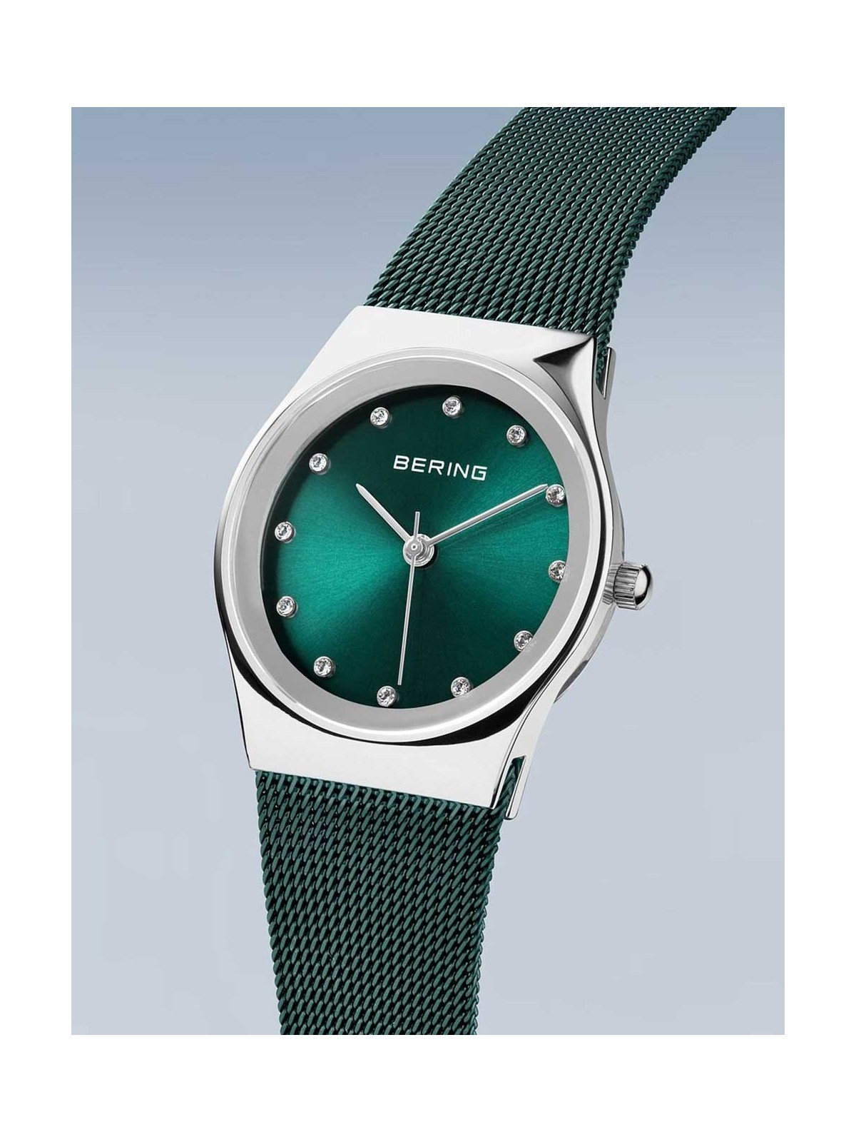 orologio donna Bering 12927-808 Classic Ladies Watch Swarovski Crystals 27mm 3ATM