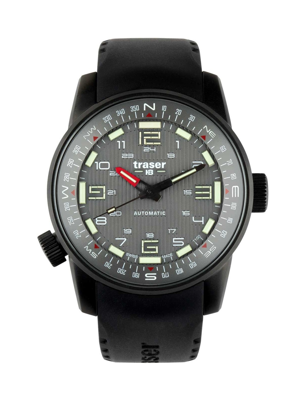 orologio uomo Traser H3 110594 P68 Pathfinder T100 Automatic Mens Watch 46mm 10ATM