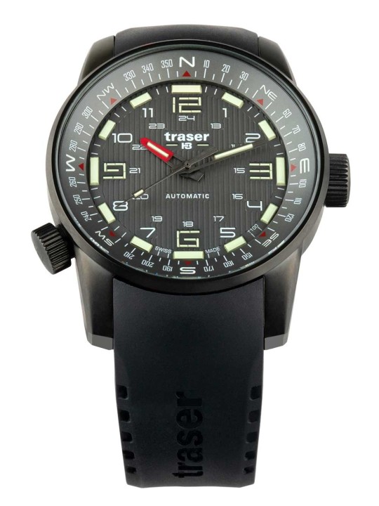 orologio uomo Traser H3 110594 P68 Pathfinder T100 Automatic Mens Watch 46mm 10ATM