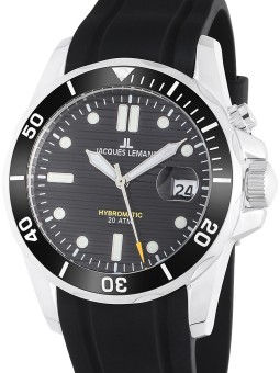 orologio uomo Jacques Lemans 1-2170A Hybromatic Diver Mens Watch 41mm 20ATM
