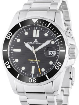orologio uomo Jacques Lemans 1-2170G Hybromatic Diver Mens Watch 41mm 20ATM
