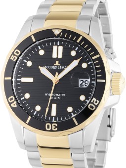 orologio uomo Jacques Lemans 1-2170L Hybromatic Diver Mens Watch 41mm 20ATM