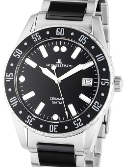 orologio uomo Jacques Lemans 42-10A Liverpool Ceramic Mens Watch 42mm 10ATM