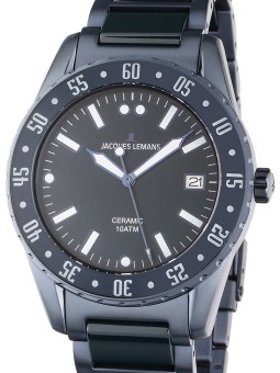 orologio uomo Jacques Lemans 42-10E Liverpool Ceramic Mens Watch 42mm 10ATM