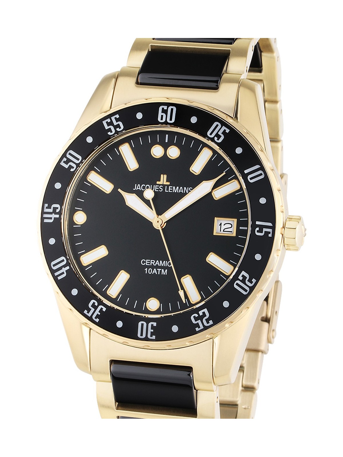 orologio uomo Jacques Lemans 42-10G Liverpool Ceramic Mens Watch 42mm 10ATM