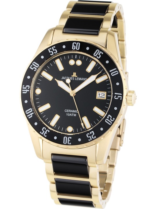 orologio uomo Jacques Lemans 42-10G Liverpool Ceramic Mens Watch 42mm 10ATM