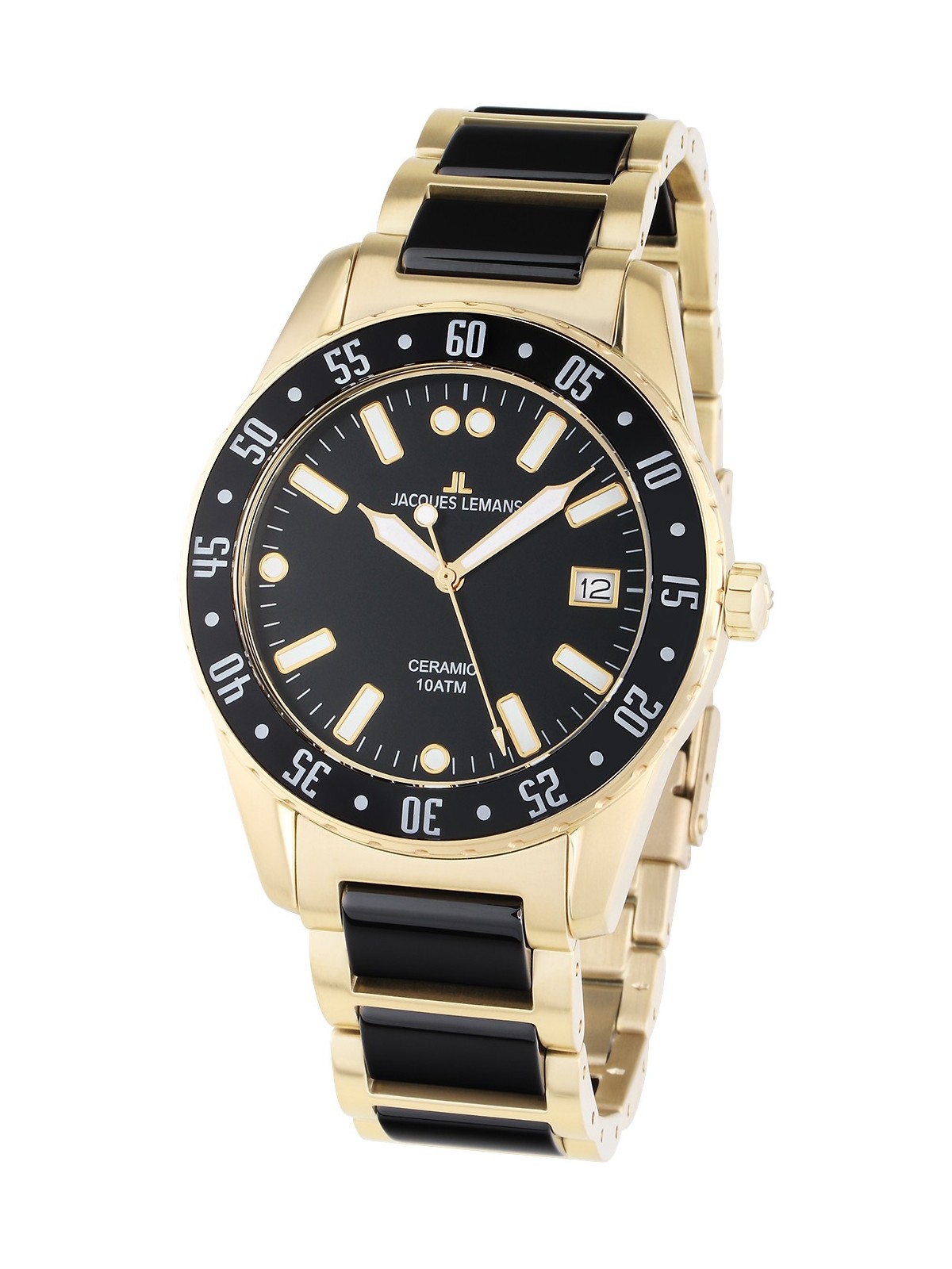 orologio uomo Jacques Lemans 42-10G Liverpool Ceramic Mens Watch 42mm 10ATM