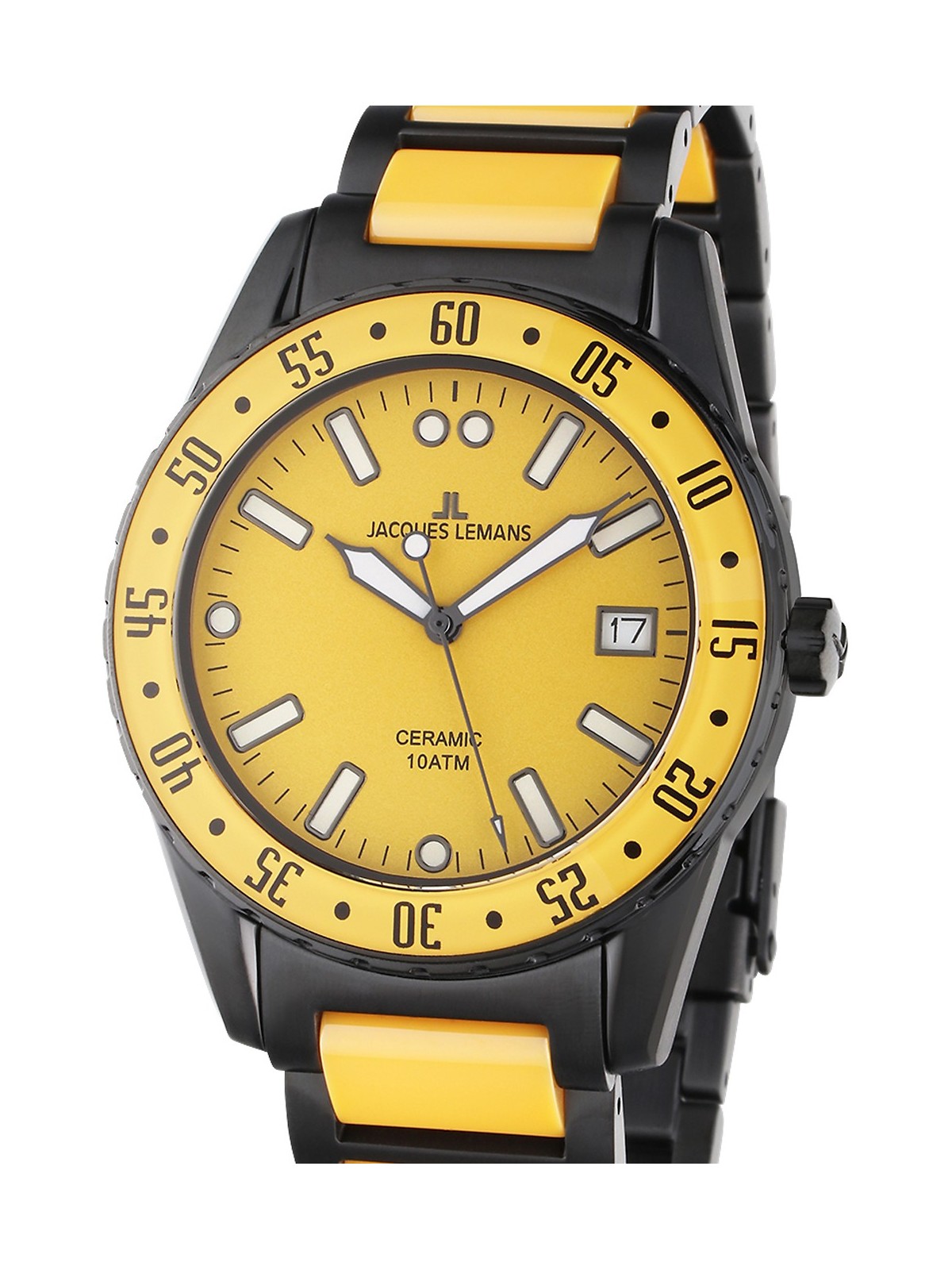 orologio uomo Jacques Lemans 42-10I Liverpool Ceramic Mens Watch 42mm 10ATM