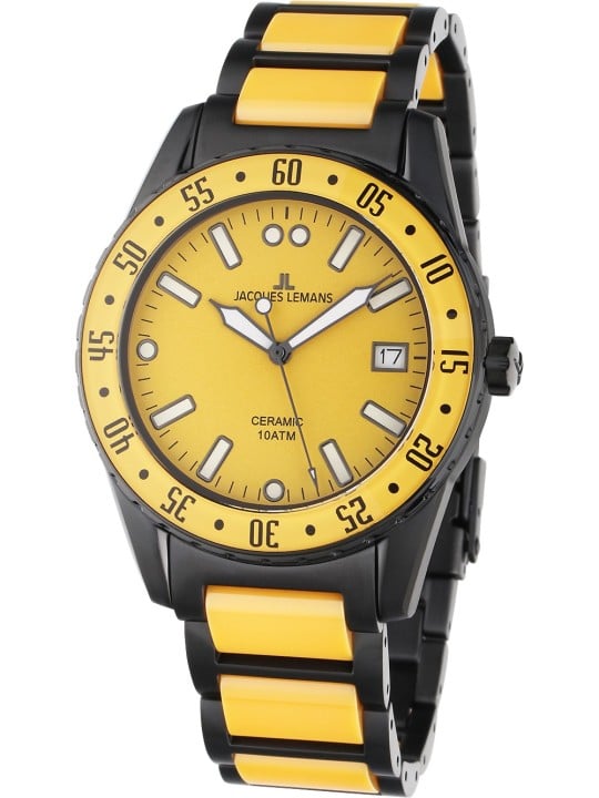 orologio uomo Jacques Lemans 42-10I Liverpool Ceramic Mens Watch 42mm 10ATM