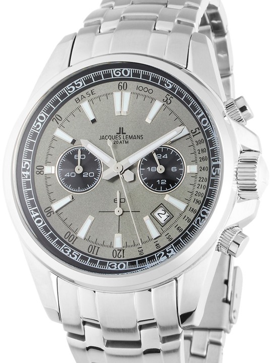 orologio uomo Jacques Lemans 1-2117ZA Liverpool Mens Chronograph 44mm 20ATM