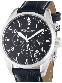orologio uomo Jacques Lemans 42-2B Barcelona Mens Chronograph 42mm 10ATM