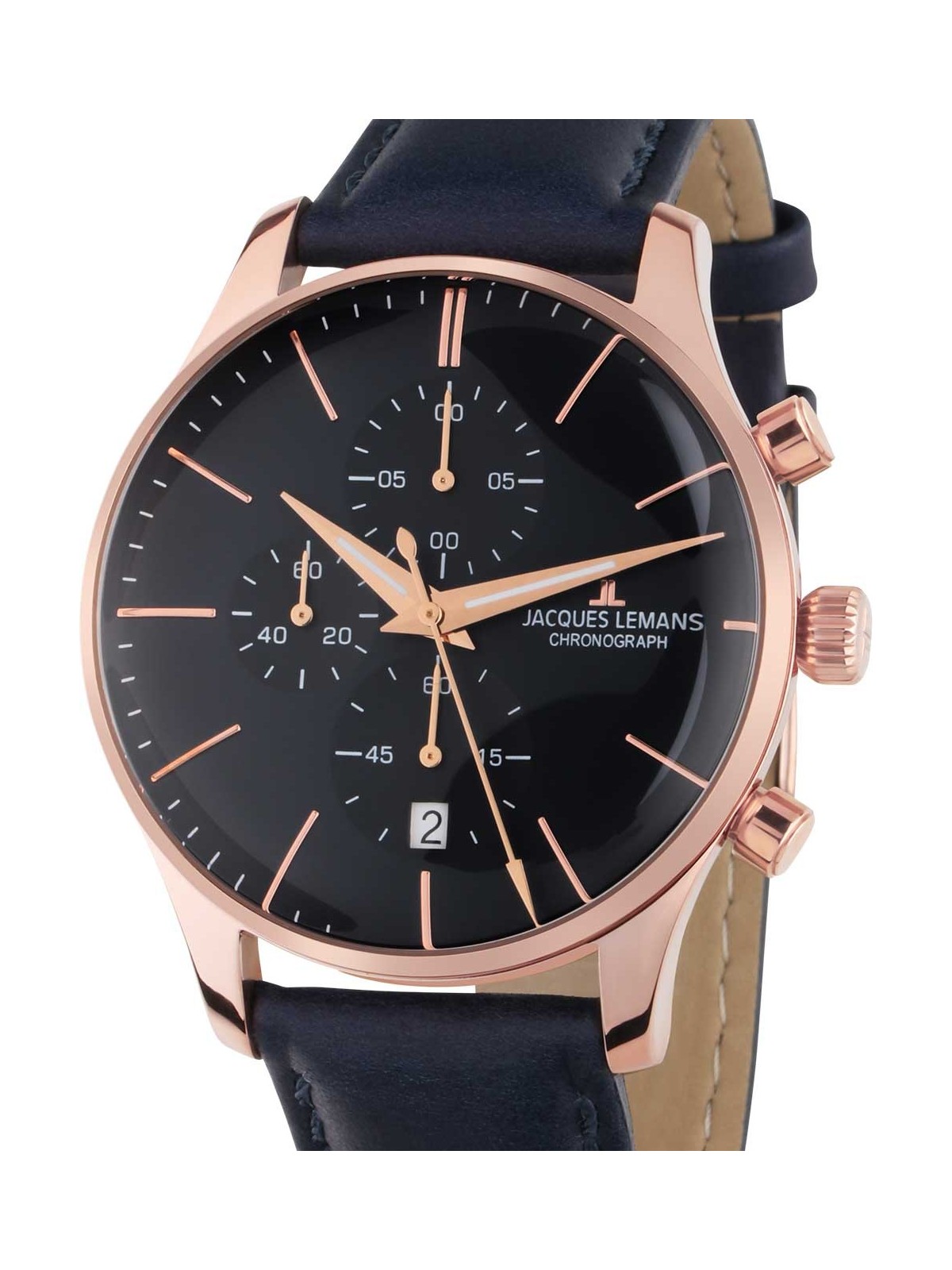 orologio uomo Jacques Lemans 1-2163F London Mens Chronograph 40mm 5ATM
