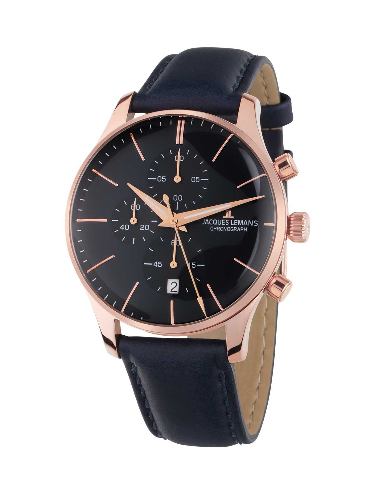 orologio uomo Jacques Lemans 1-2163F London Mens Chronograph 40mm 5ATM