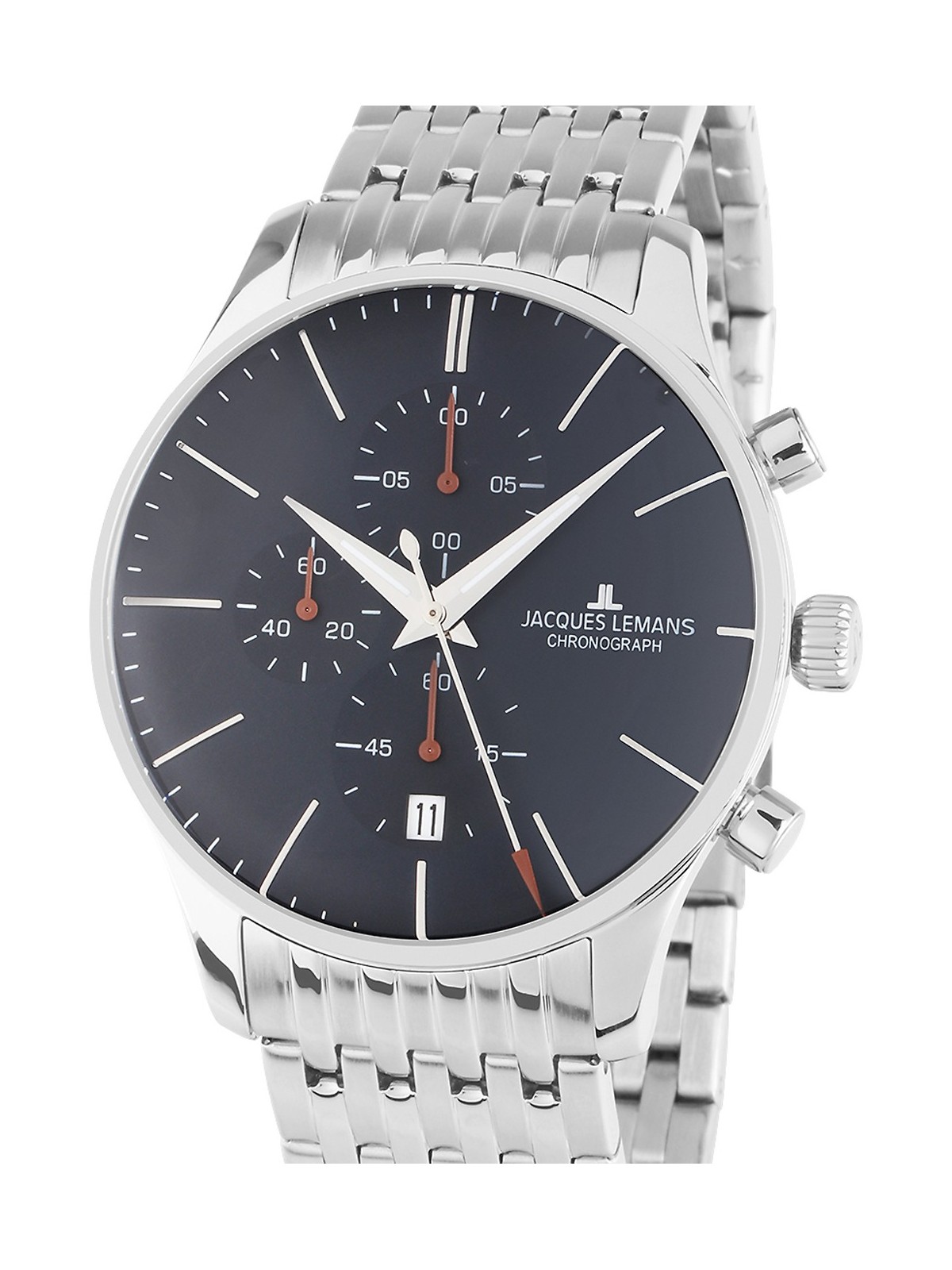 orologio uomo Jacques Lemans 1-2163H London Mens Chronograph 40mm 5ATM