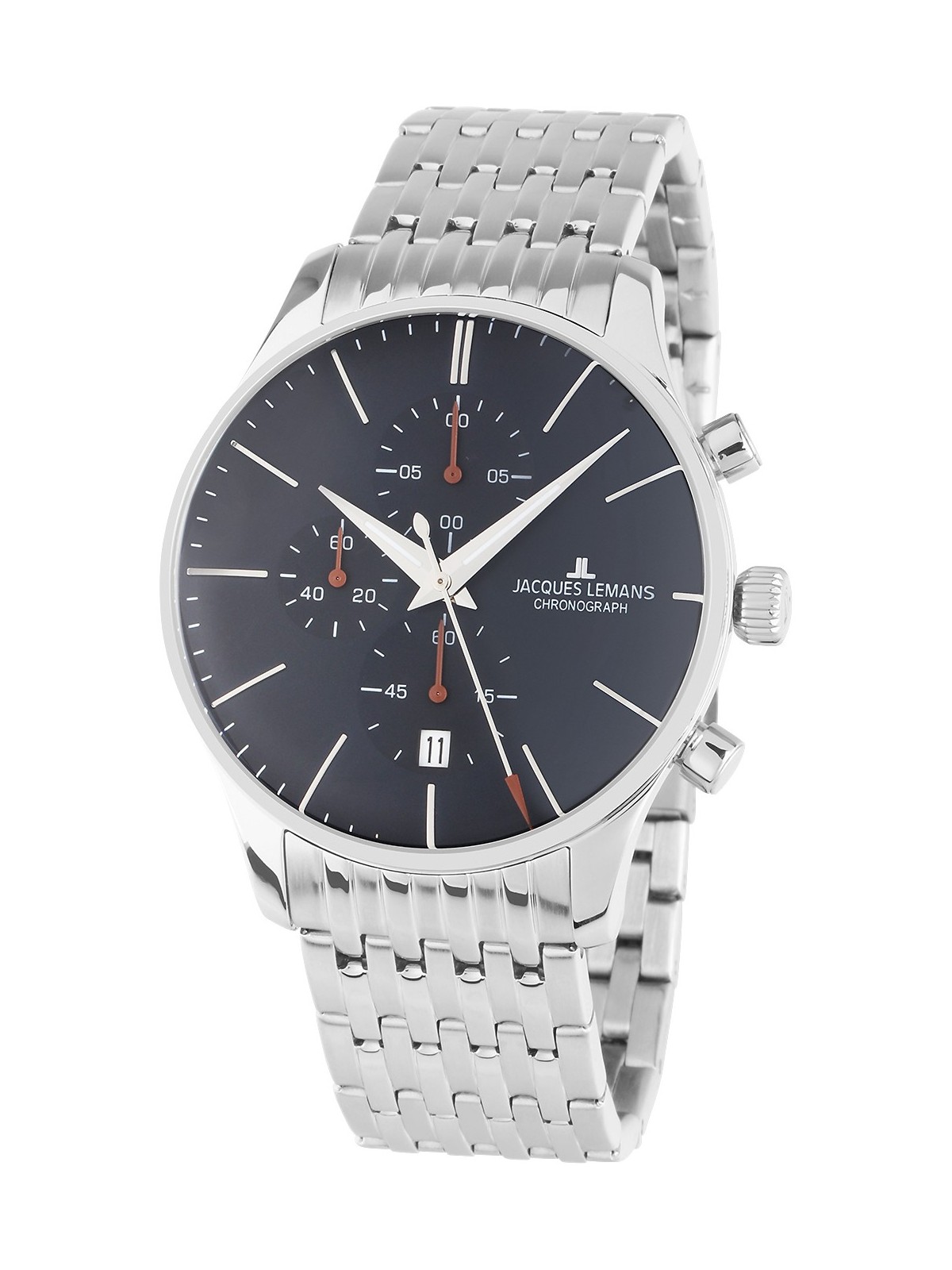 orologio uomo Jacques Lemans 1-2163H London Mens Chronograph 40mm 5ATM