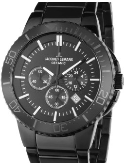 orologio uomo Jacques Lemans 1-2166B Colmar Ceramic Mens Chronograph 43mm 10ATM