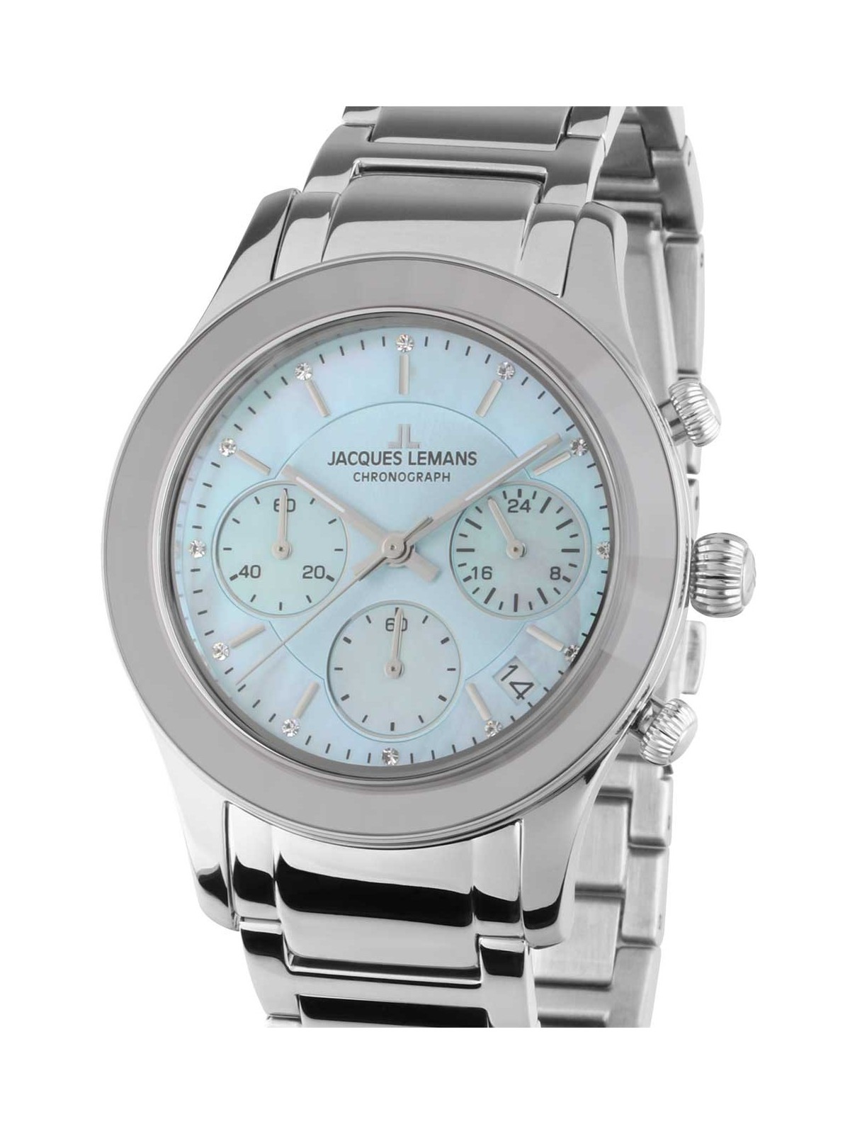 orologio donna Jacques Lemans 1-2151K Venice Ladies Watch Chronograph 38mm 5ATM