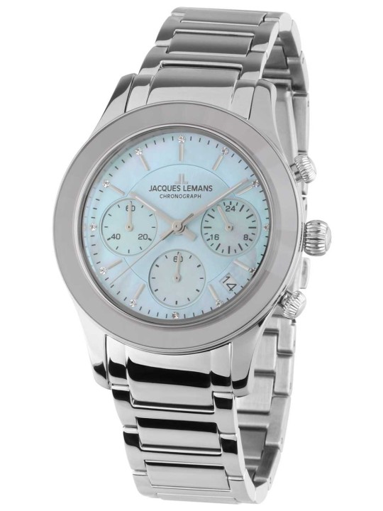 orologio donna Jacques Lemans 1-2151K Venice Ladies Watch Chronograph 38mm 5ATM