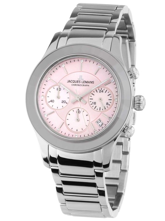 orologio donna Jacques Lemans 1-2151L Venice Ladies Watch Chronograph 38mm 5ATM