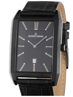 orologio uomo Jacques Lemans 1-2160F Torino square Mens Watch 34mm 5ATM