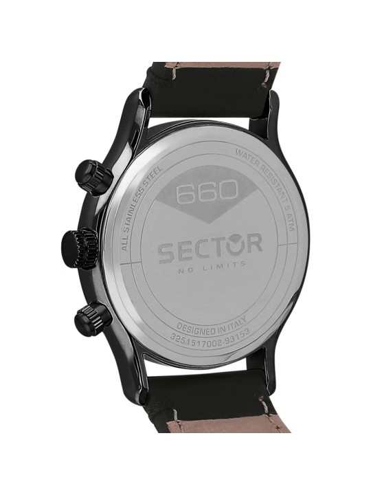 orologio uomo Sector R3251517001 660  Multifunction Mens Watch 43mm 5ATM