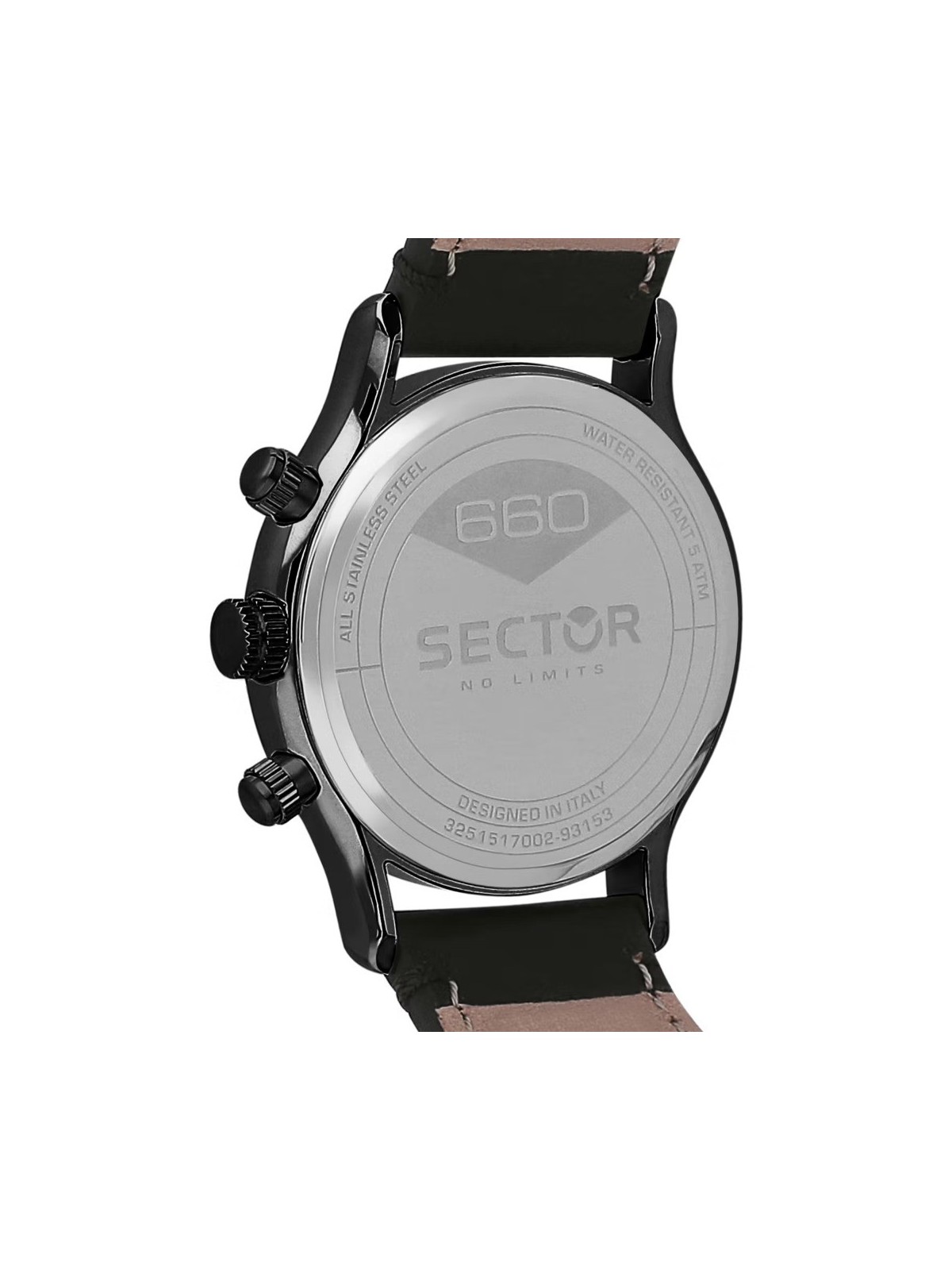 orologio uomo Sector R3251517001 660  Multifunction Mens Watch 43mm 5ATM