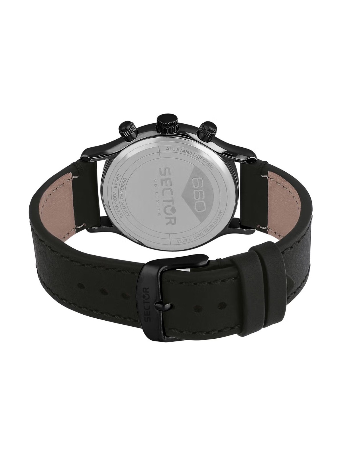 orologio uomo Sector R3251517001 660  Multifunction Mens Watch 43mm 5ATM