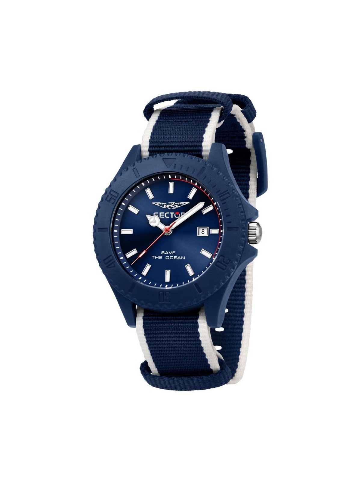 orologio uomo Sector R3251539001 Save the Ocean Mens Watch 43mm 5ATM