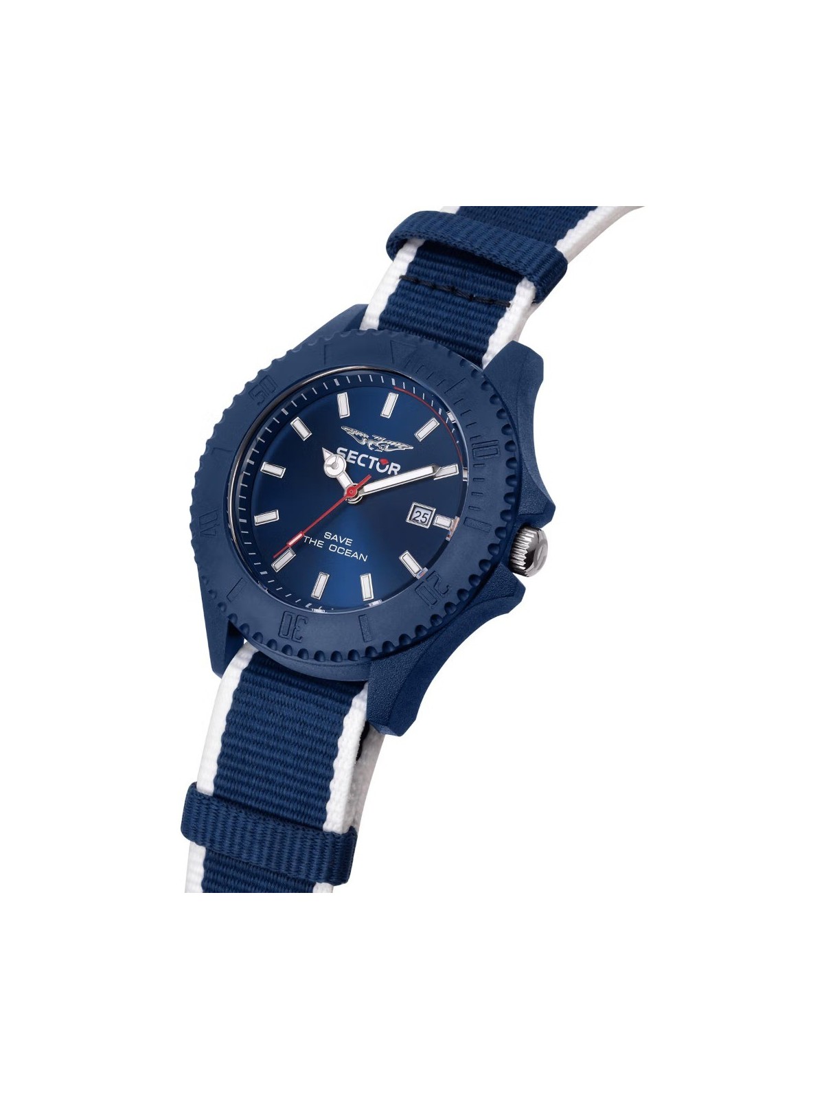 orologio uomo Sector R3251539001 Save the Ocean Mens Watch 43mm 5ATM