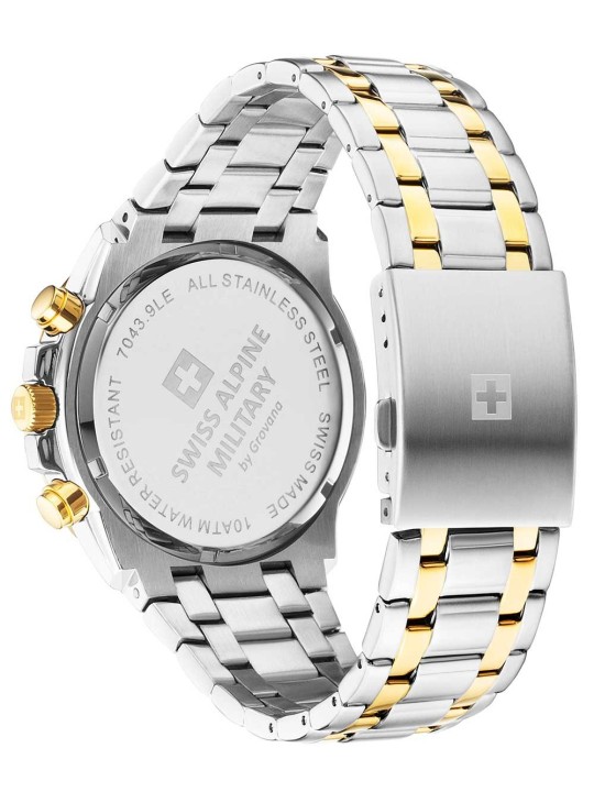 orologio uomo Swiss Alpine Military 7043.9144 Star Fighter Chronograph Mens Watch 47mm 10ATM