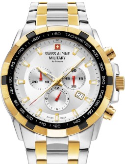 orologio uomo Swiss Alpine Military 7043.9142 Star Fighter Chronograph Mens Watch 47mm 10ATM