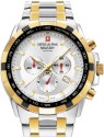 orologio uomo Swiss Alpine Military 7043.9142 Star Fighter Chronograph Mens Watch 47mm 10ATM