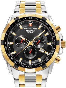 orologio uomo Swiss Alpine Military 7043.9147 Star Fighter Chronograph Mens Watch 47mm 10ATM