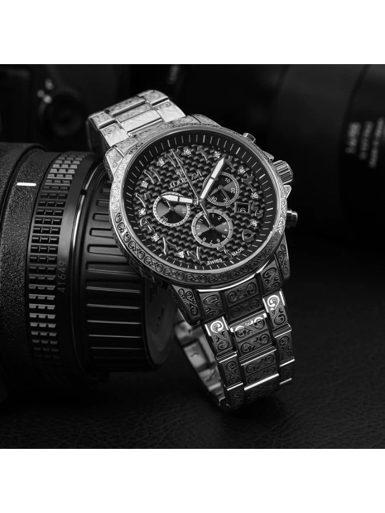 orologio uomo Louis XVI LXVI1095 Palais Royale Arabic Chronograph Mens Watch 43mm 10ATM