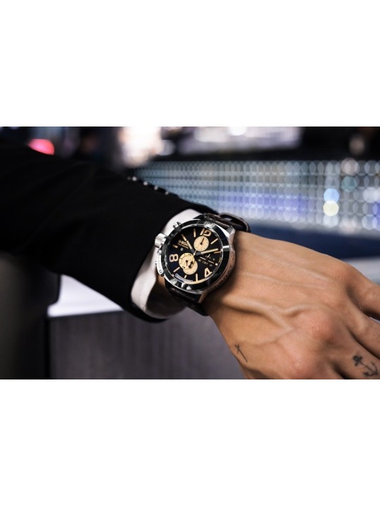 orologio uomo U-Boat 9567/A Classico 45 mm Tungsteno CAS 1 Mens Watch 10ATM