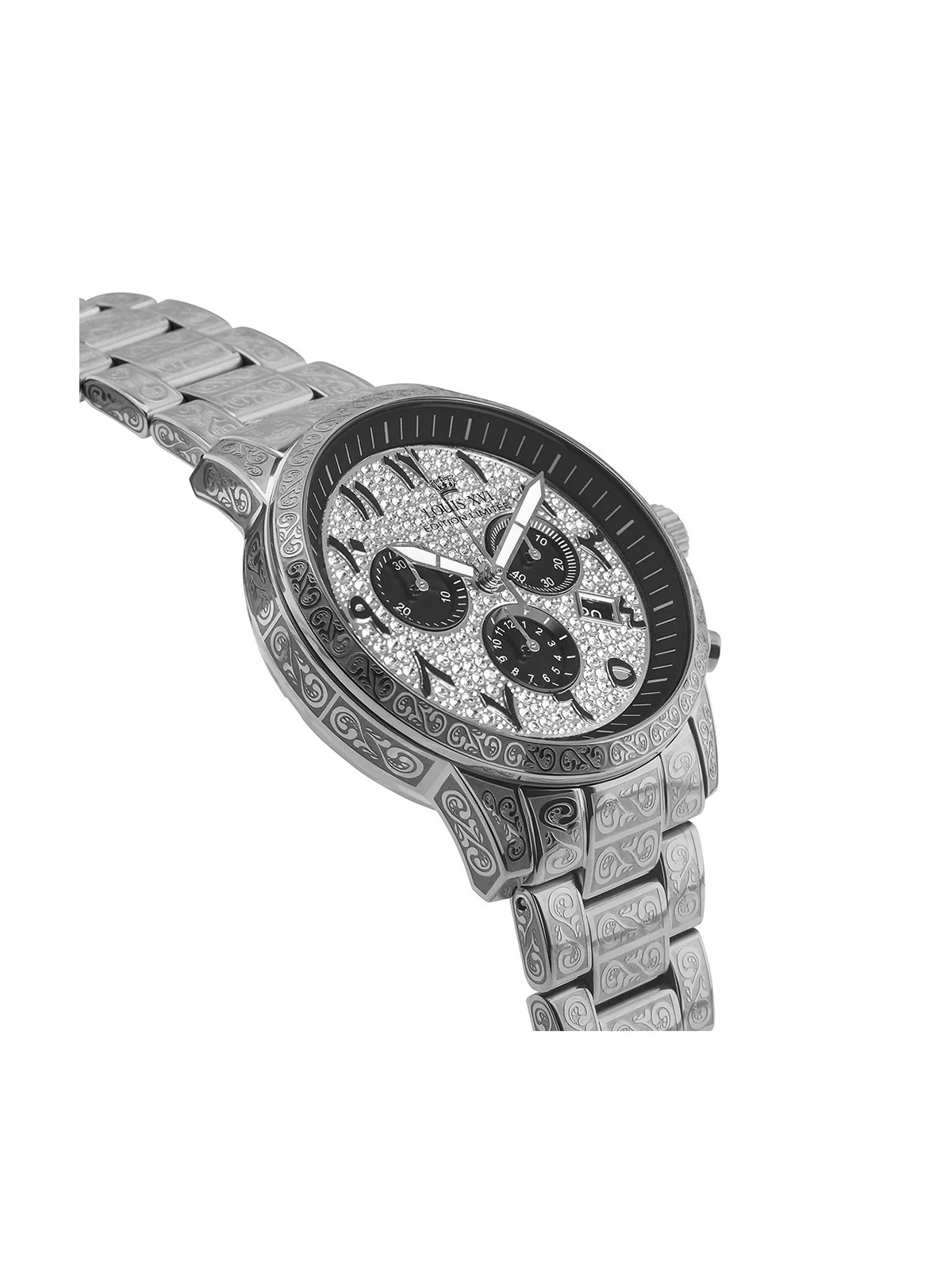 orologio uomo Louis XVI LXVI1097 Palais Royale Arabic Chronograph Mens Watch 43mm 10ATM