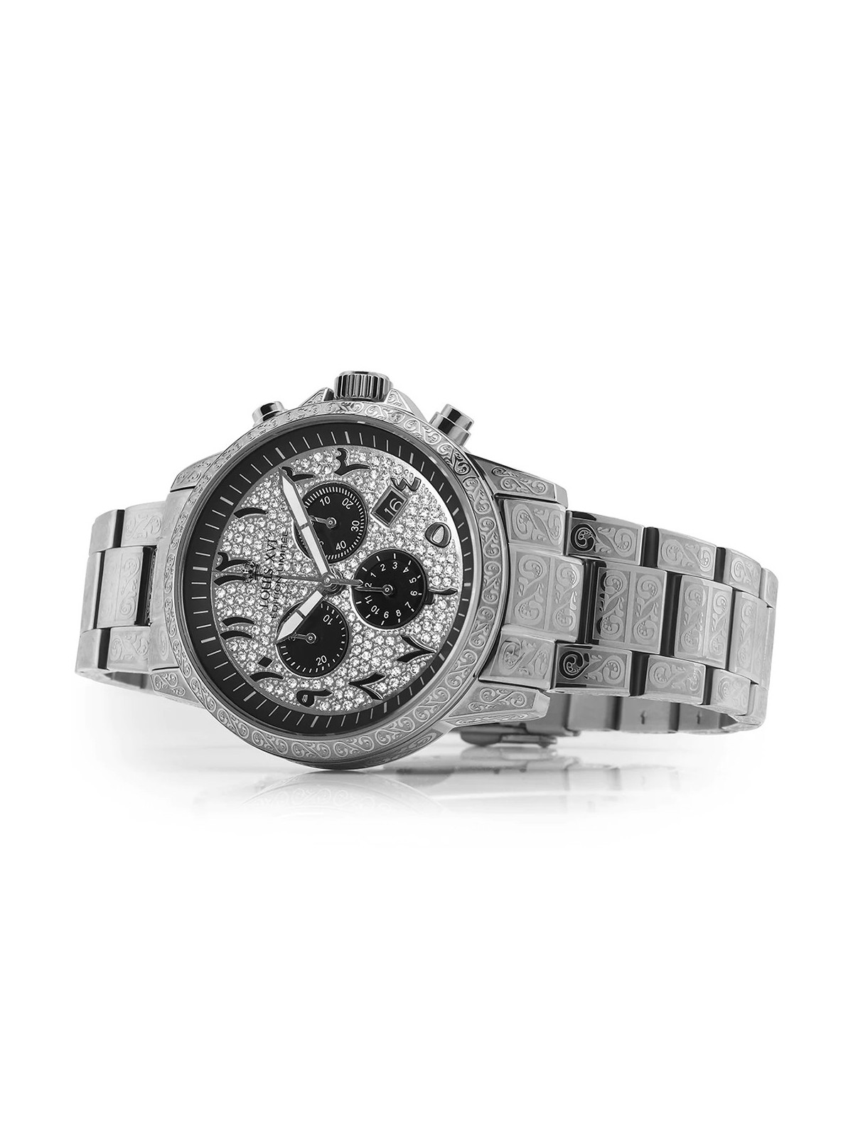 orologio uomo Louis XVI LXVI1097 Palais Royale Arabic Chronograph Mens Watch 43mm 10ATM