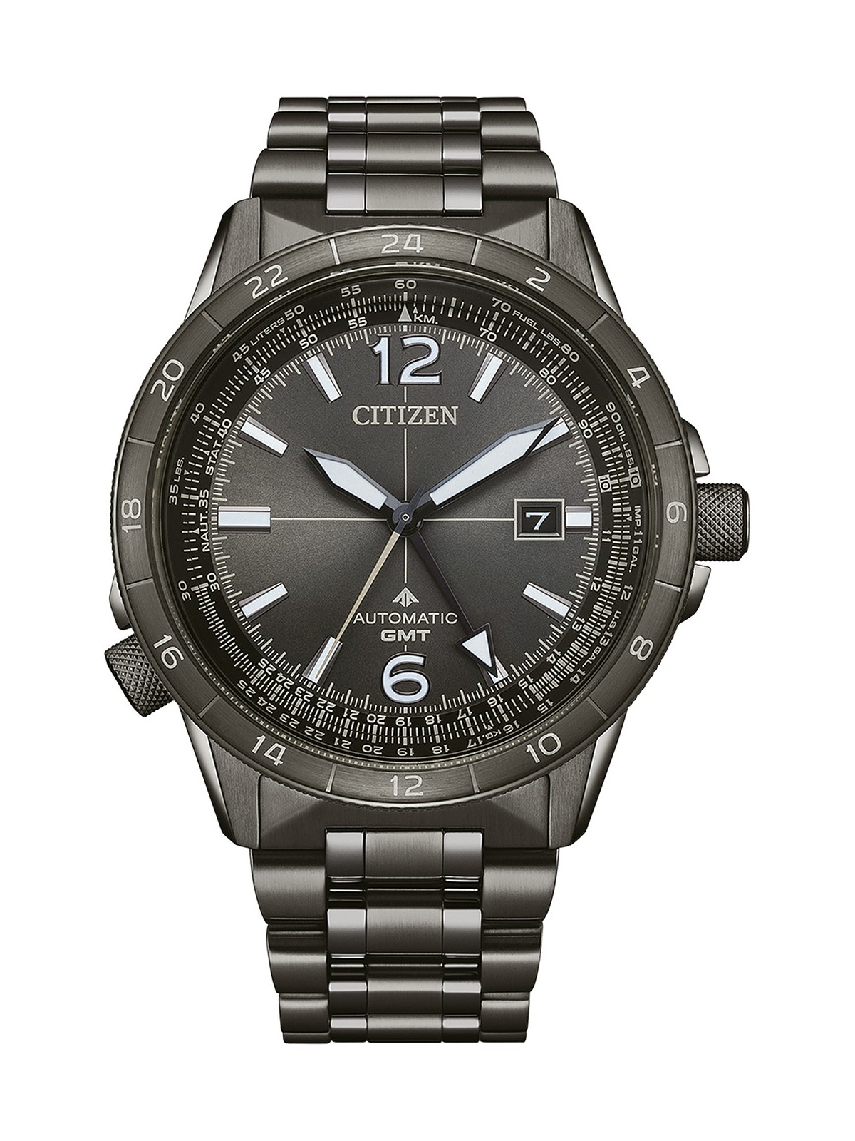 orologio uomo Citizen NB6045-51H Mens Watch Automatic GMT 44,5 mm 20ATM