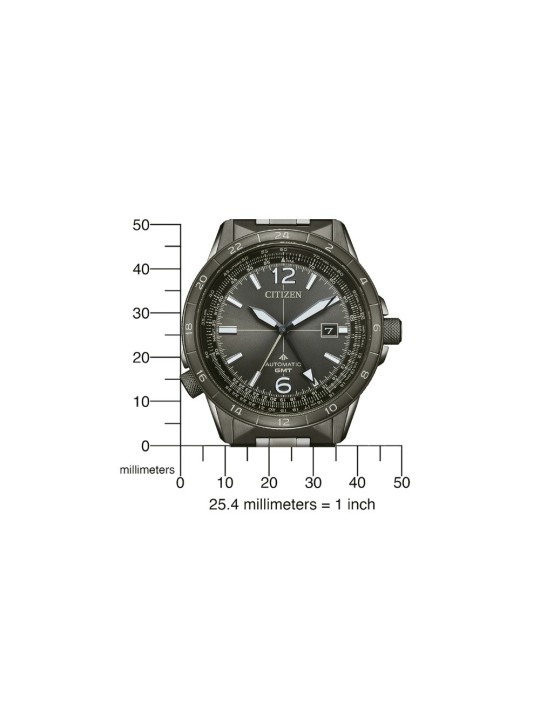 orologio uomo Citizen NB6045-51H Mens Watch Automatic GMT 44,5 mm 20ATM