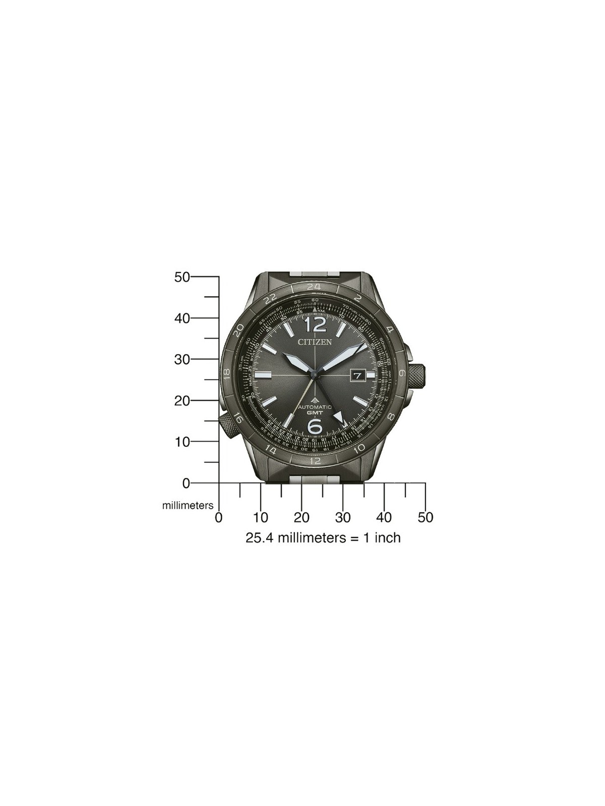 orologio uomo Citizen NB6045-51H Mens Watch Automatic GMT 44,5 mm 20ATM